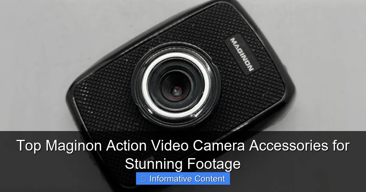 Top Maginon Action Video Camera Accessories for Stunning Footage