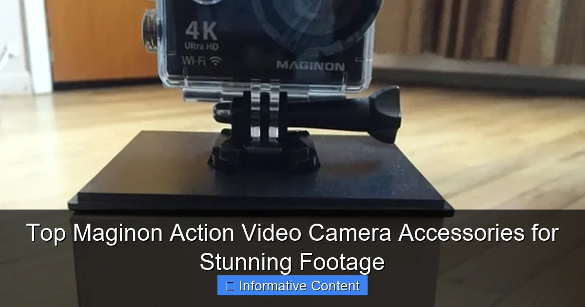 Top Maginon Action Video Camera Accessories for Stunning Footage