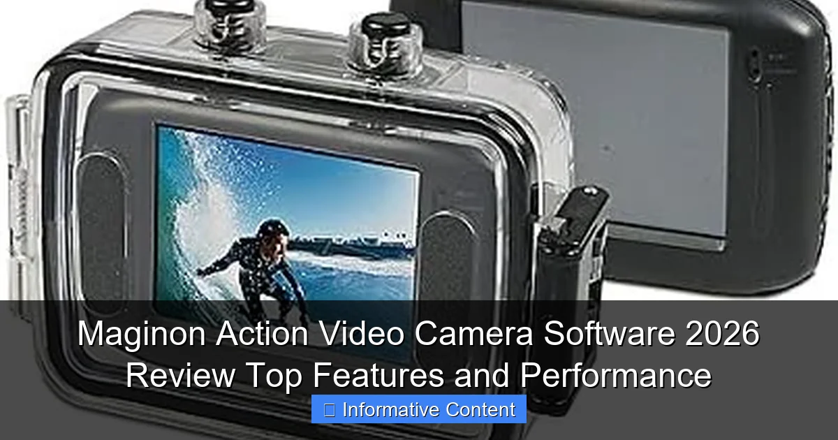 Maginon Action Video Camera Software 2026 Review Top Features and Performance