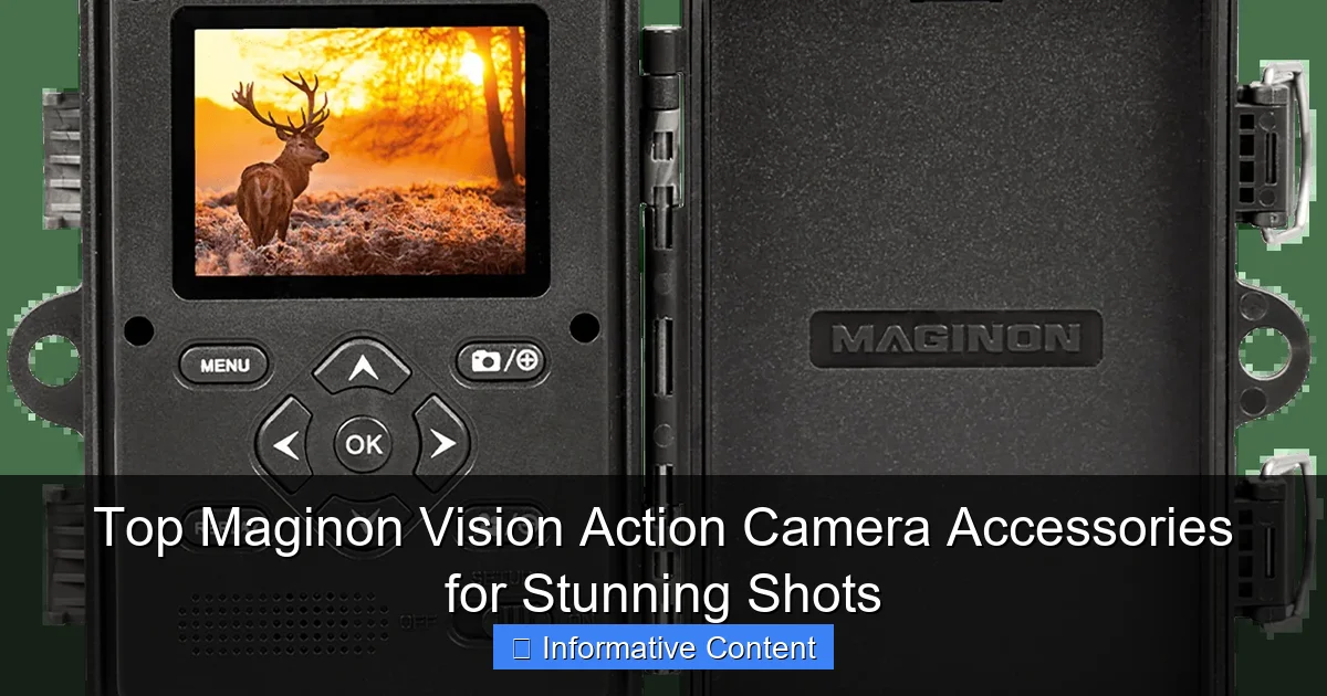 Top Maginon Vision Action Camera Accessories for Stunning Shots