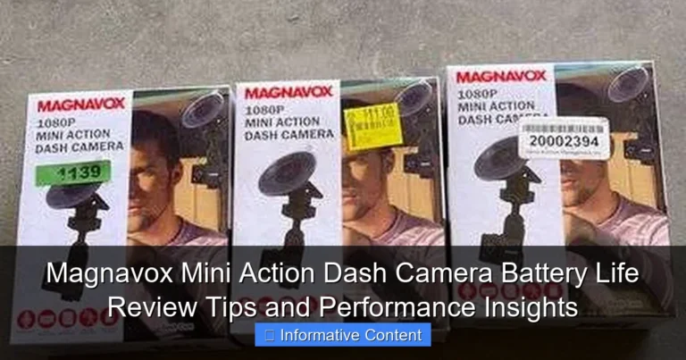 Magnavox Mini Action Dash Camera Battery Life Review Tips and Performance Insights