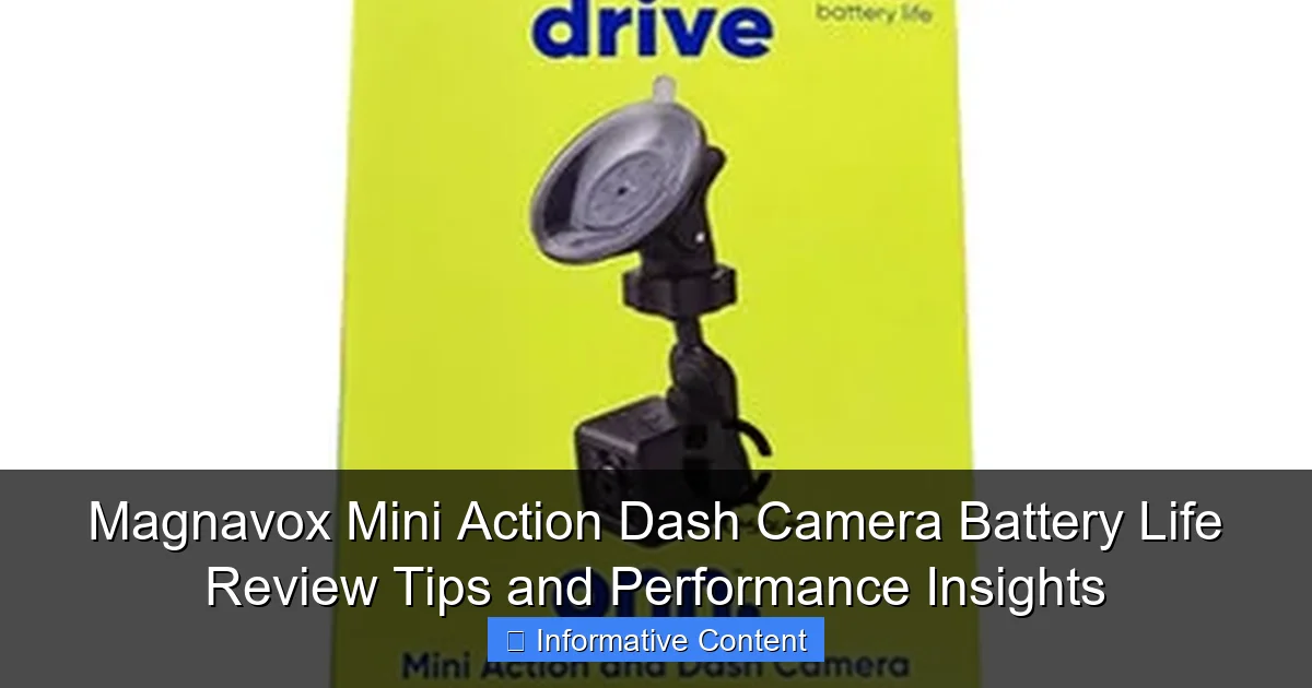 Magnavox Mini Action Dash Camera Battery Life Review Tips and Performance Insights