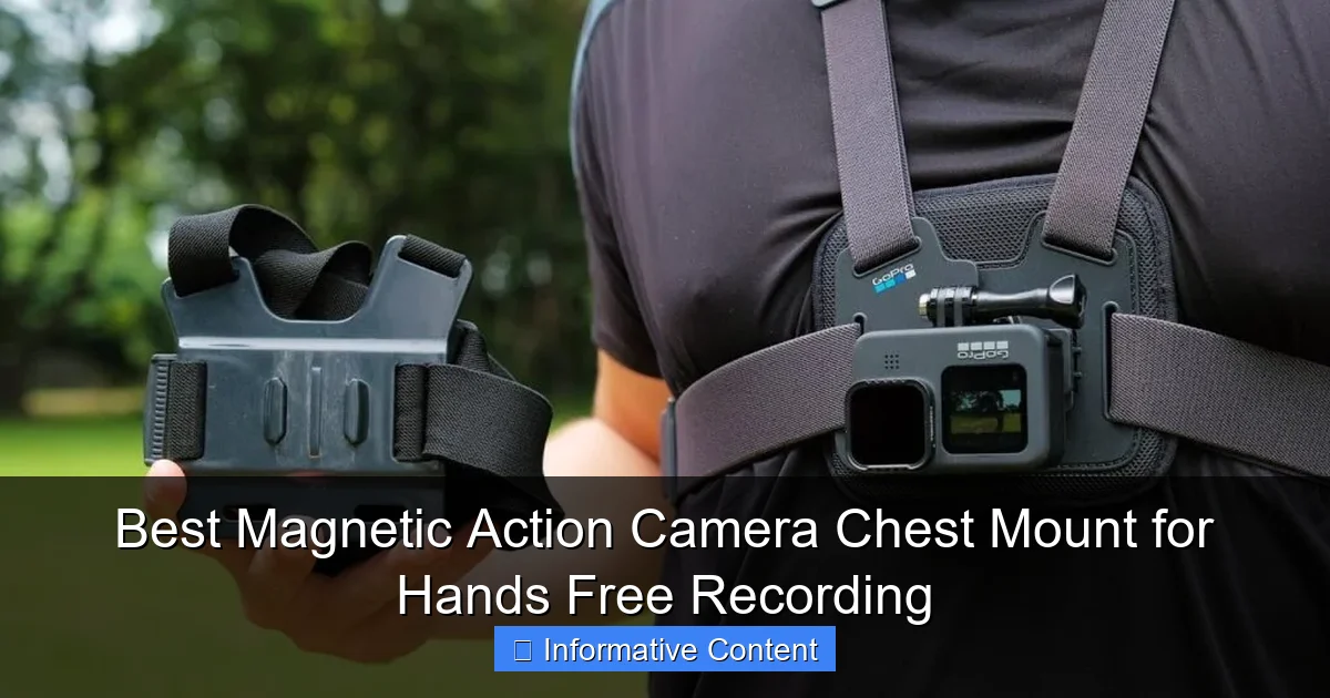 Best Magnetic Action Camera Chest Mount for Hands Free Recording
