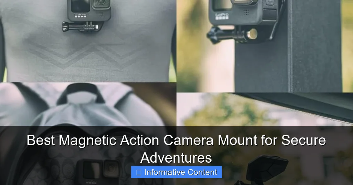 Best Magnetic Action Camera Mount for Secure Adventures