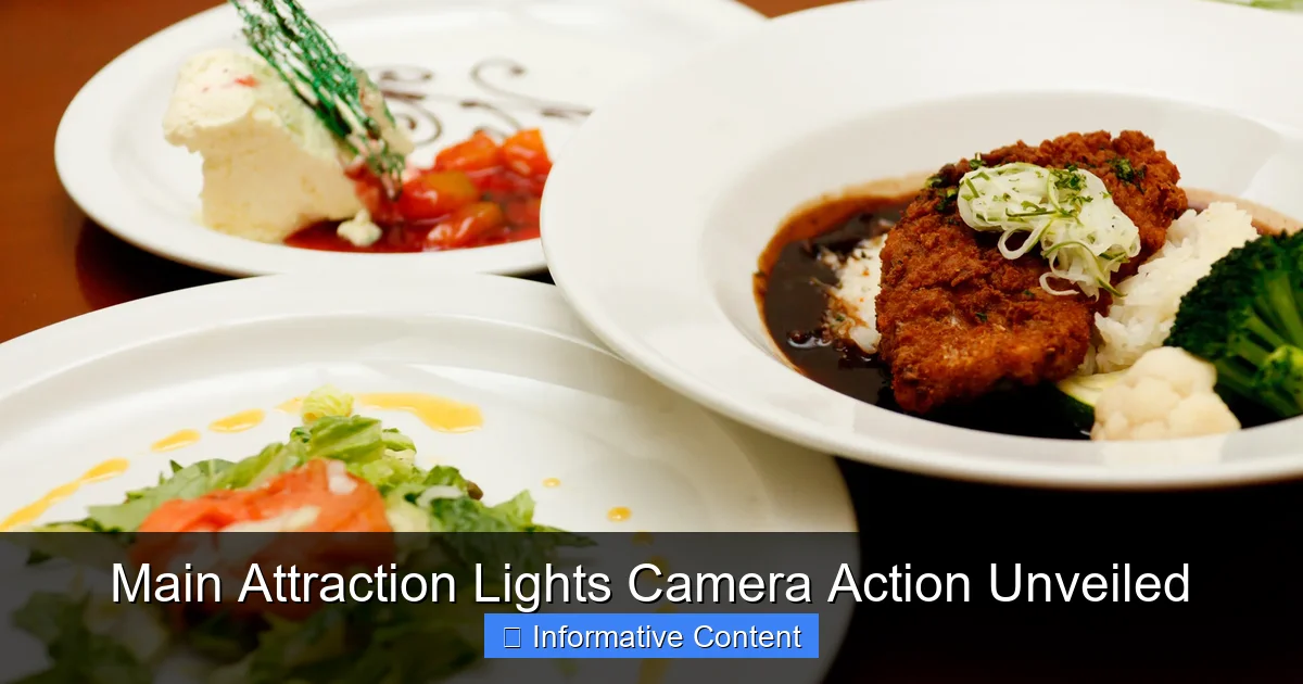 Main Attraction Lights Camera Action Unveiled