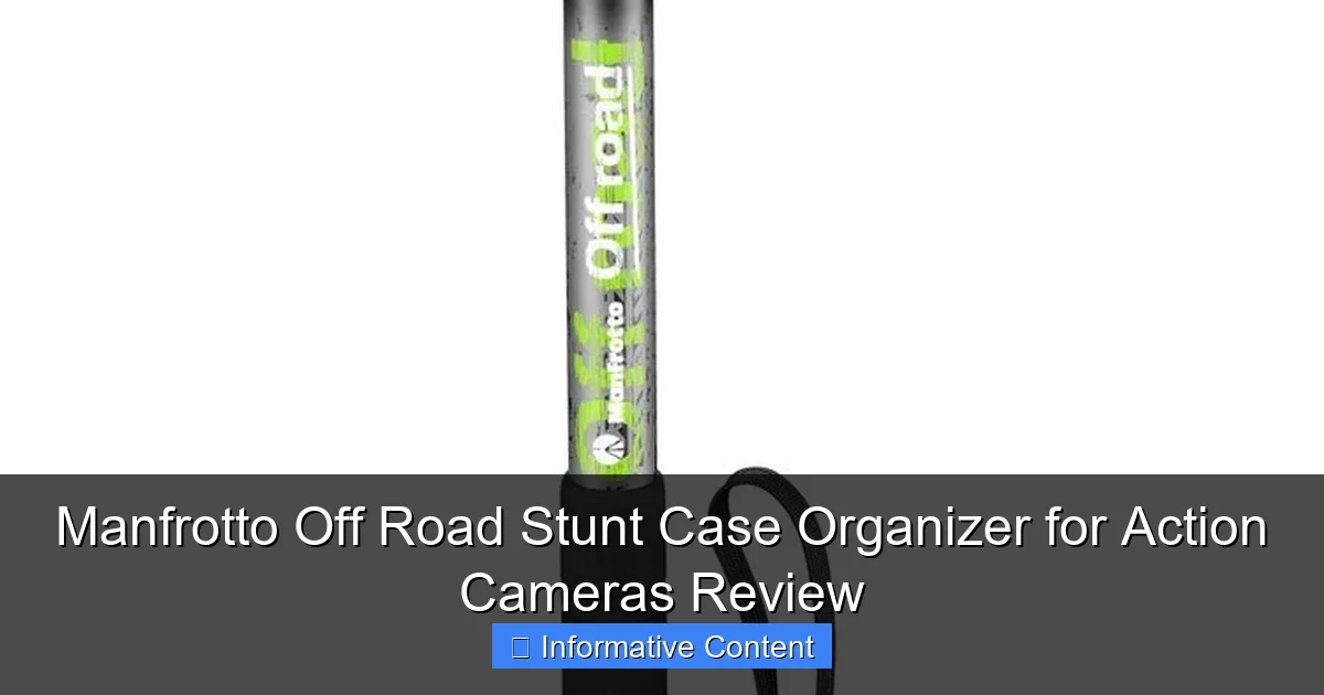 Manfrotto Off Road Stunt Case Organizer for Action Cameras Review