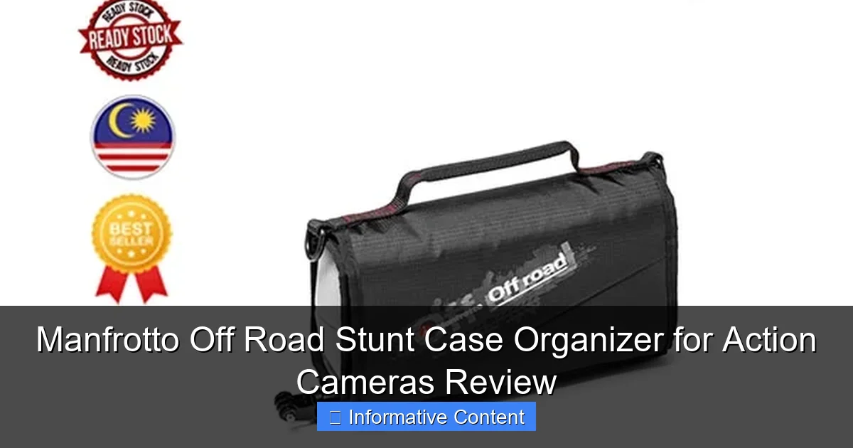 Manfrotto Off Road Stunt Case Organizer for Action Cameras Review