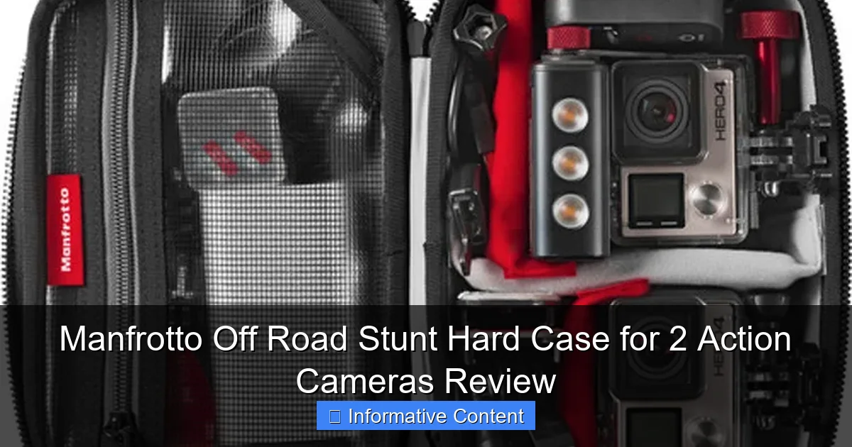 Manfrotto Off Road Stunt Hard Case for 2 Action Cameras Review