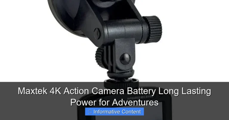 Maxtek 4K Action Camera Battery Long Lasting Power for Adventures