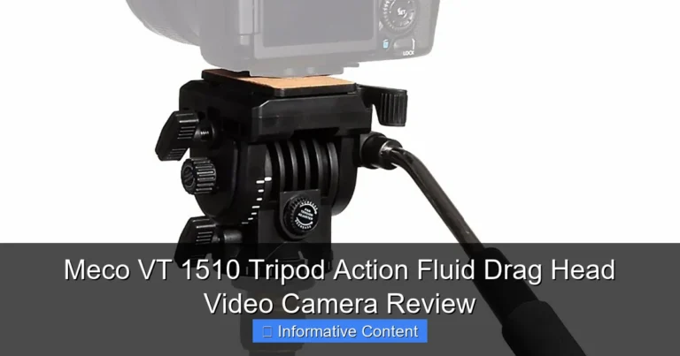 Meco VT 1510 Tripod Action Fluid Drag Head Video Camera Review