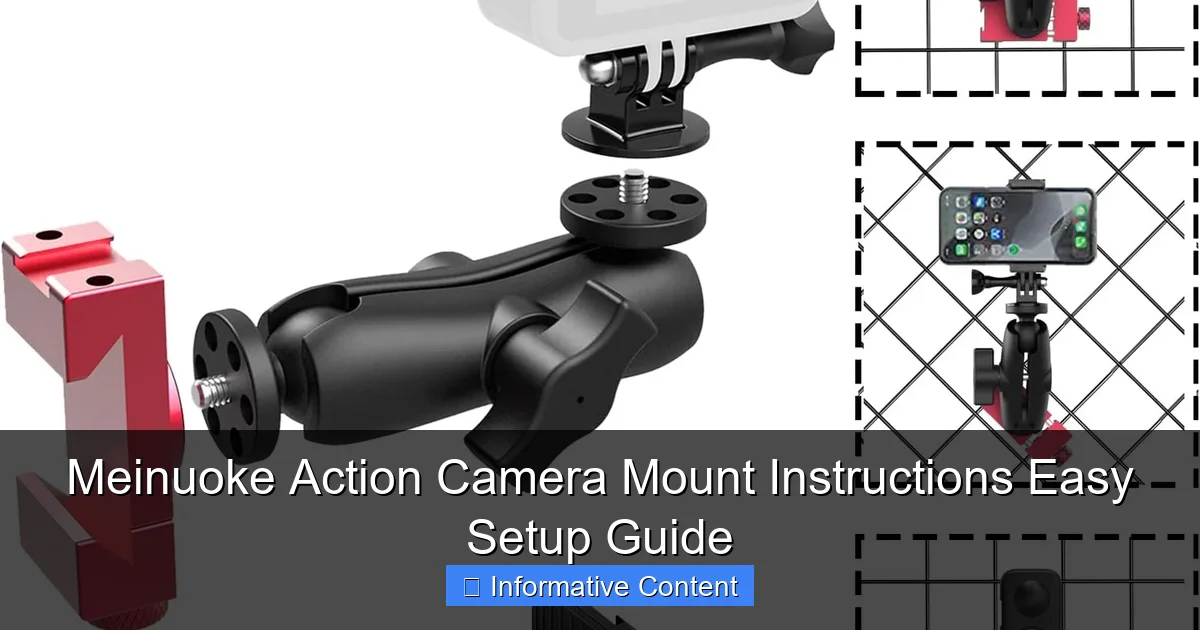 Meinuoke Action Camera Mount Instructions Easy Setup Guide