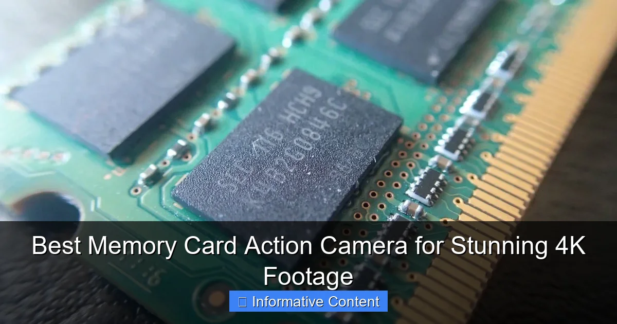 Best Memory Card Action Camera for Stunning 4K Footage