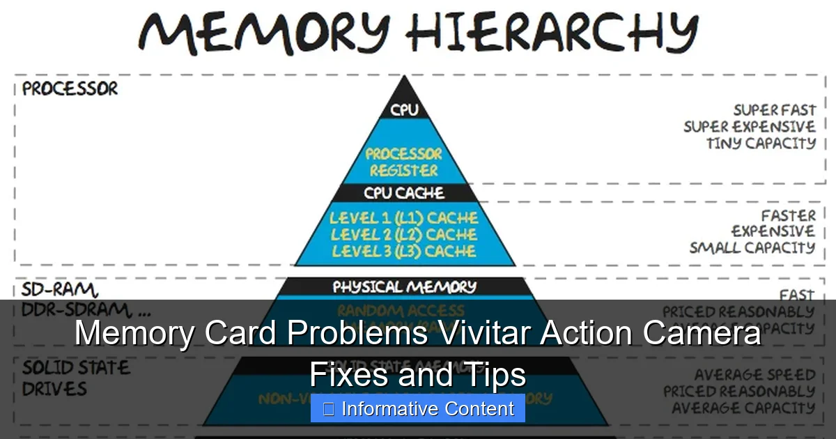 Memory Card Problems Vivitar Action Camera Fixes and Tips