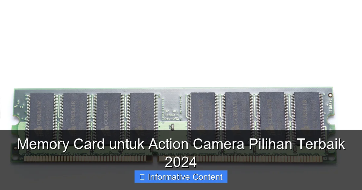 Memory Card untuk Action Camera Pilihan Terbaik 2024