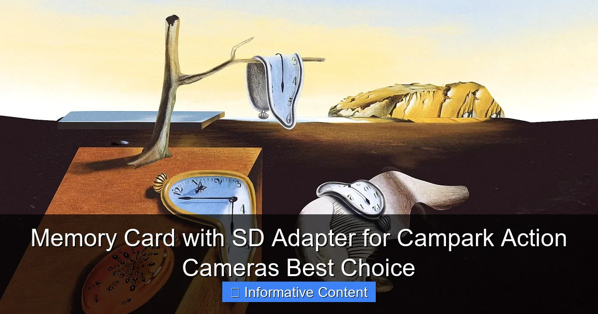Memory Card with SD Adapter for Campark Action Cameras Best Choice