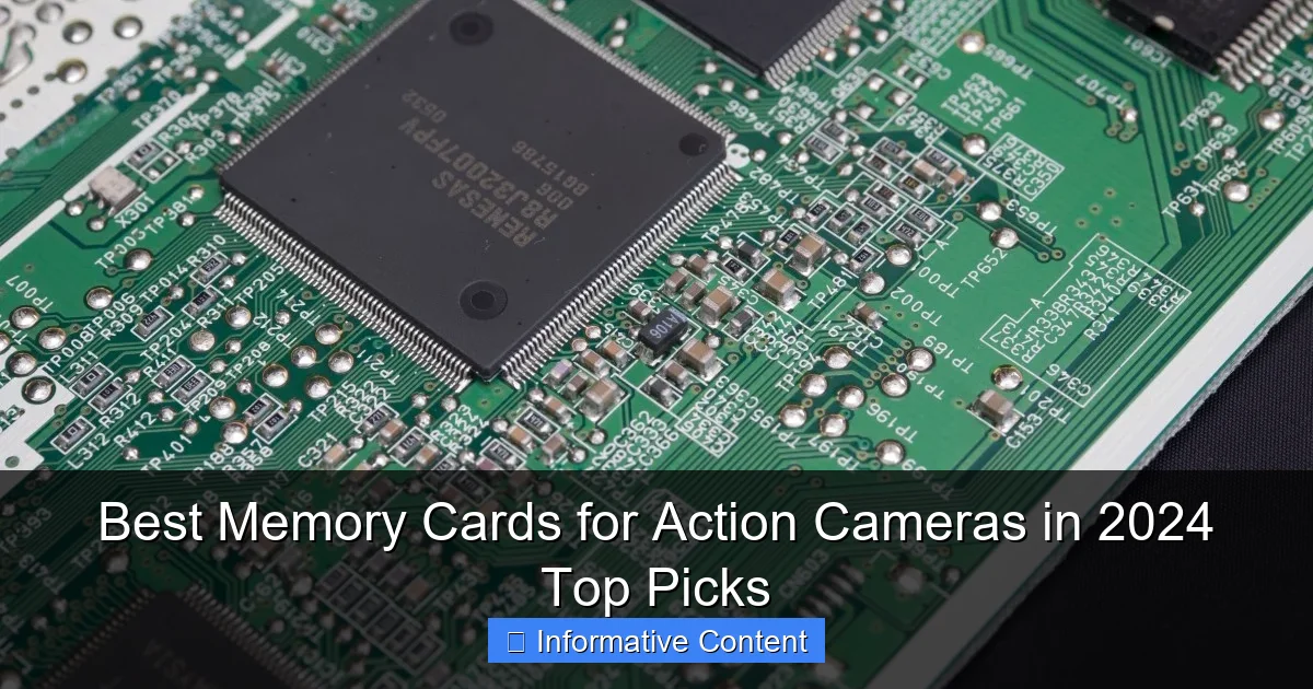 Best Memory Cards for Action Cameras in 2024 Top Picks