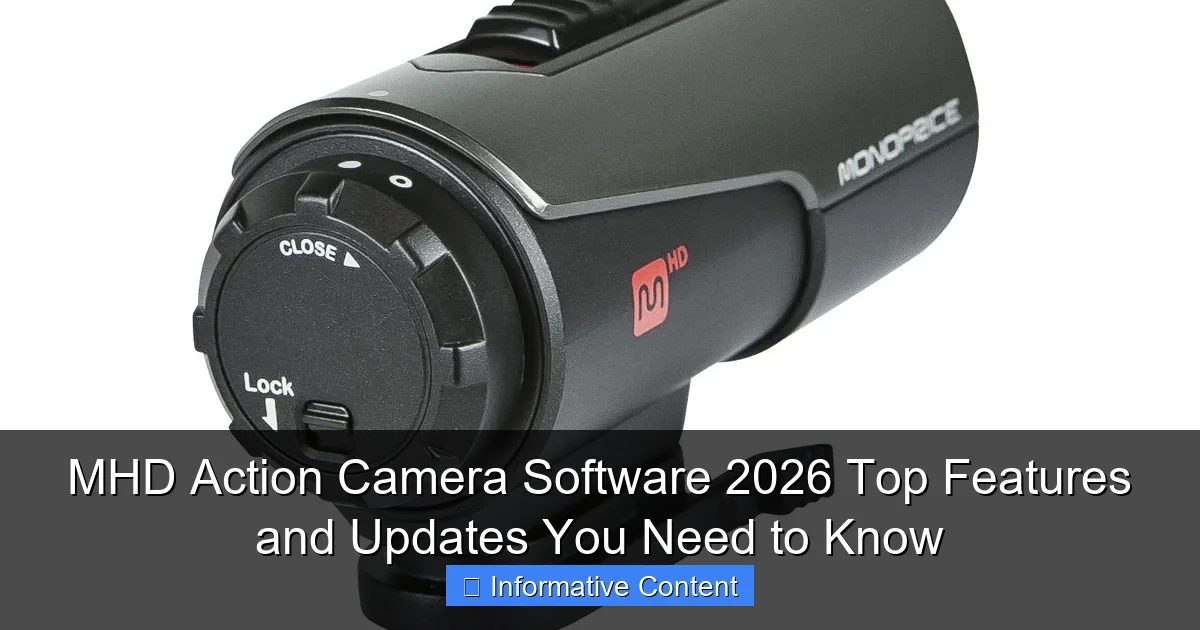 MHD Action Camera Software 2026 Top Features and Updates You Need to Know
