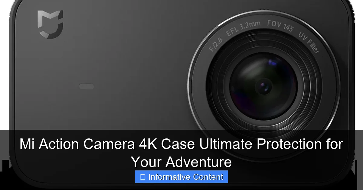 Mi Action Camera 4K Case Ultimate Protection for Your Adventure