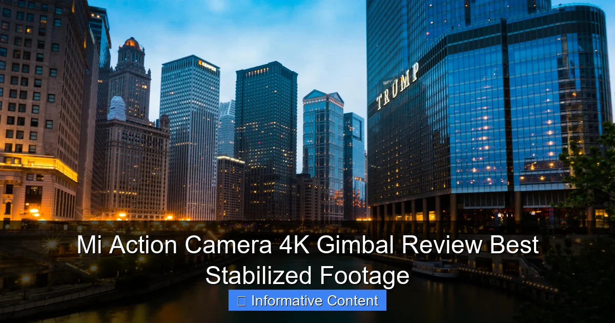 Mi Action Camera 4K Gimbal Review Best Stabilized Footage