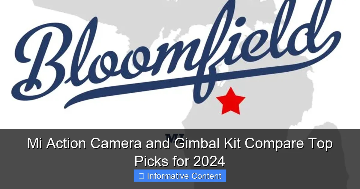 Mi Action Camera and Gimbal Kit Compare Top Picks for 2024