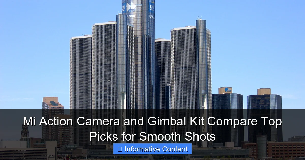 Mi Action Camera and Gimbal Kit Compare Top Picks for Smooth Shots