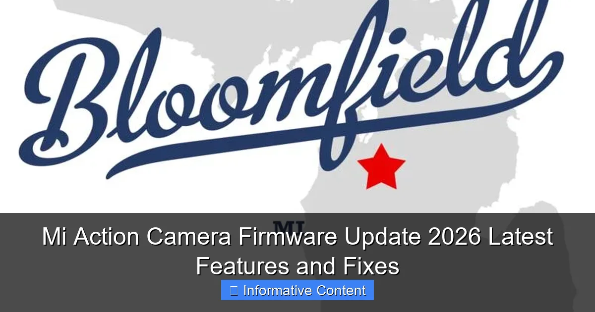 Mi Action Camera Firmware Update 2026 Latest Features and Fixes