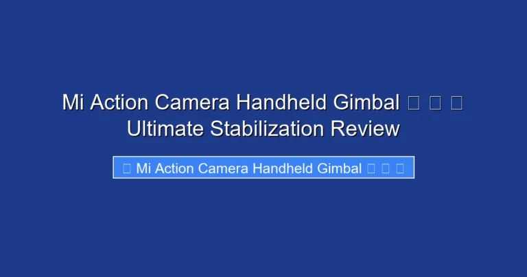 Mi Action Camera Handheld Gimbal ร ว ว Ultimate Stabilization Review