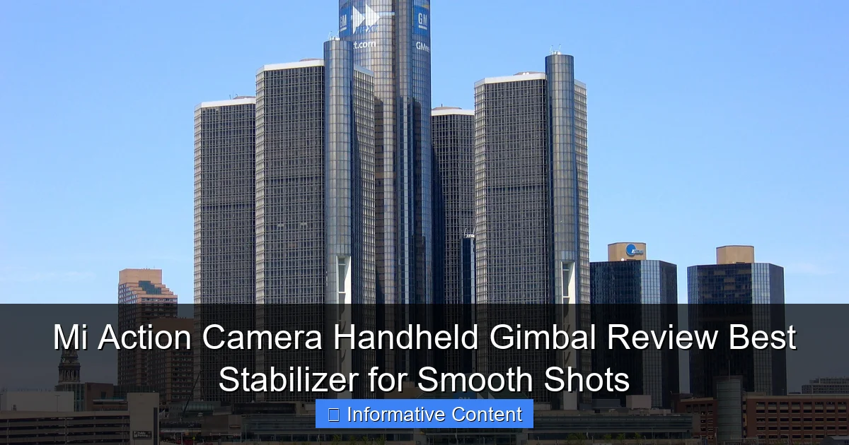 Mi Action Camera Handheld Gimbal Review Best Stabilizer for Smooth Shots