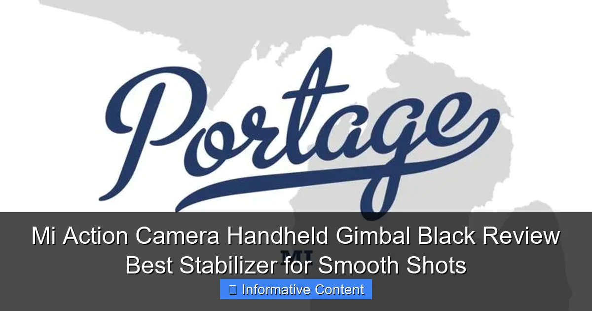 Mi Action Camera Handheld Gimbal Black Review Best Stabilizer for Smooth Shots