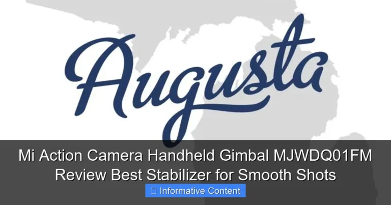 Mi Action Camera Handheld Gimbal MJWDQ01FM Review Best Stabilizer for Smooth Shots