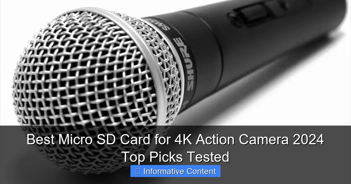 Best Micro SD Card for 4K Action Camera 2024 Top Picks Tested