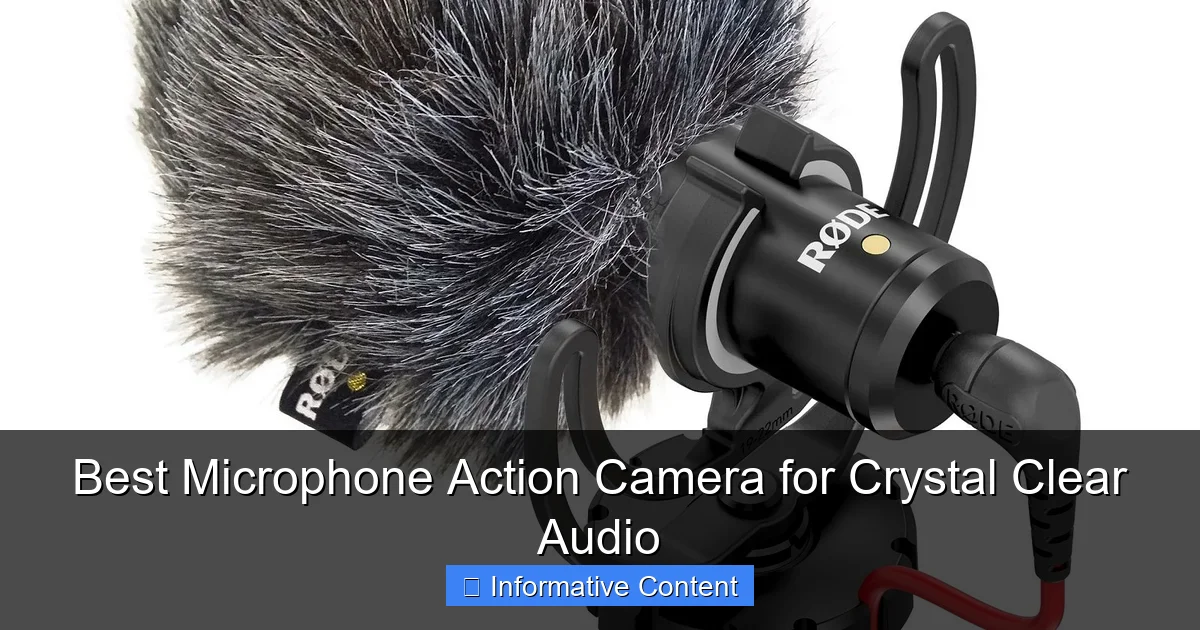 Best Microphone Action Camera for Crystal Clear Audio