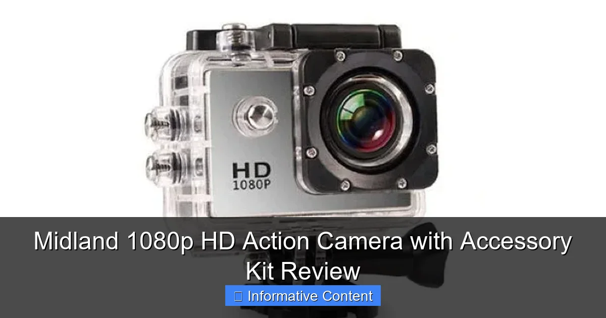 Midland 1080p HD Action Camera with Accessory Kit Review
