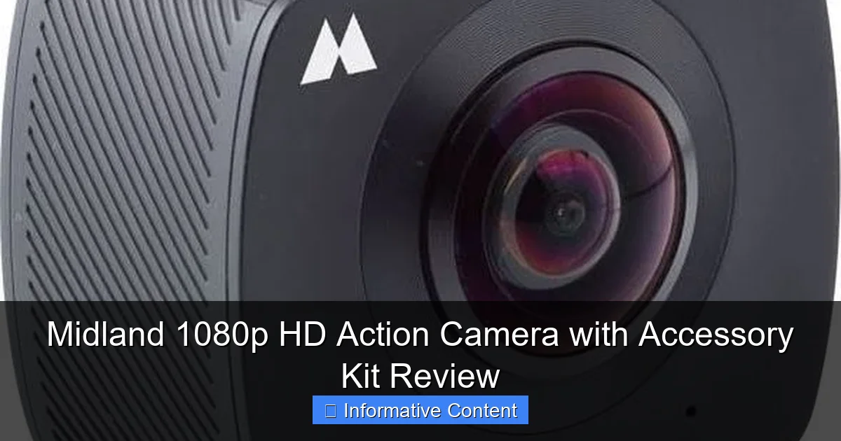 Midland 1080p HD Action Camera with Accessory Kit Review