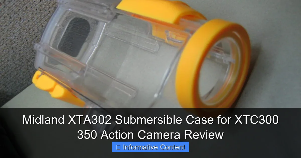Midland XTA302 Submersible Case for XTC300 350 Action Camera Review