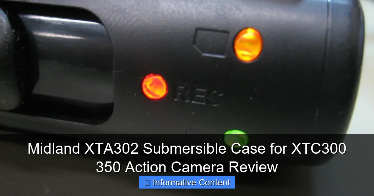 Midland XTA302 Submersible Case for XTC300 350 Action Camera Review