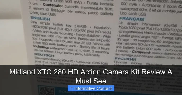 Midland XTC 280 HD Action Camera Kit Review A Must See
