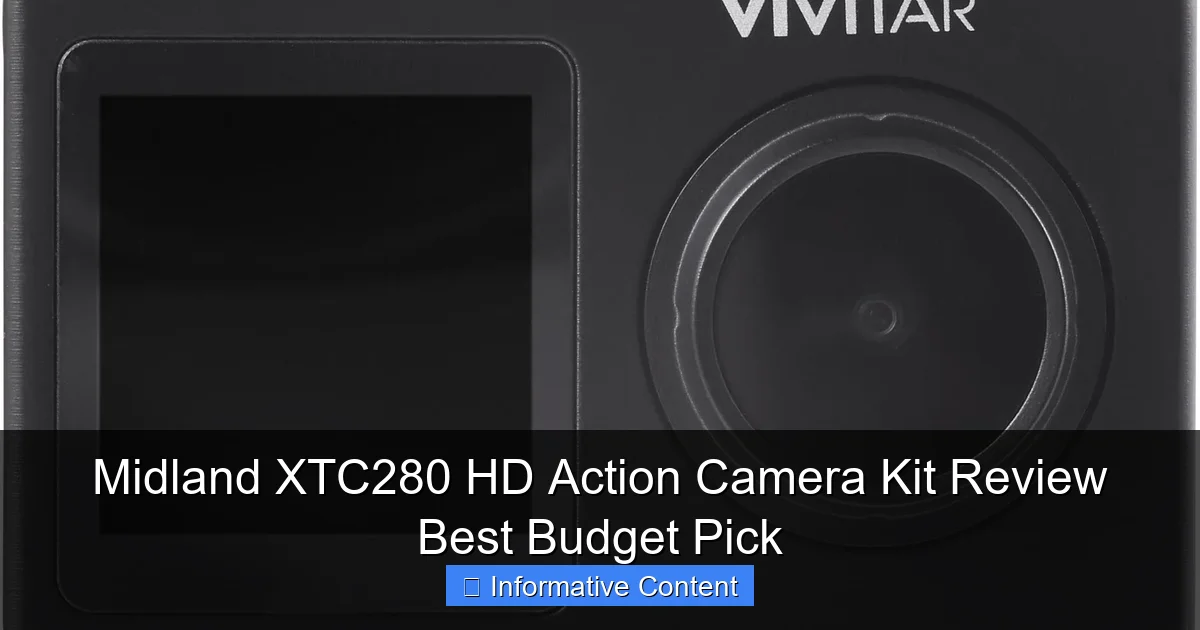 Midland XTC280 HD Action Camera Kit Review Best Budget Pick