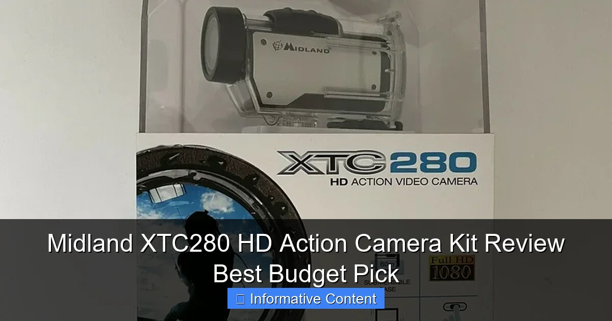 Midland XTC280 HD Action Camera Kit Review Best Budget Pick