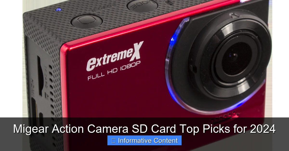 Migear Action Camera SD Card Top Picks for 2024