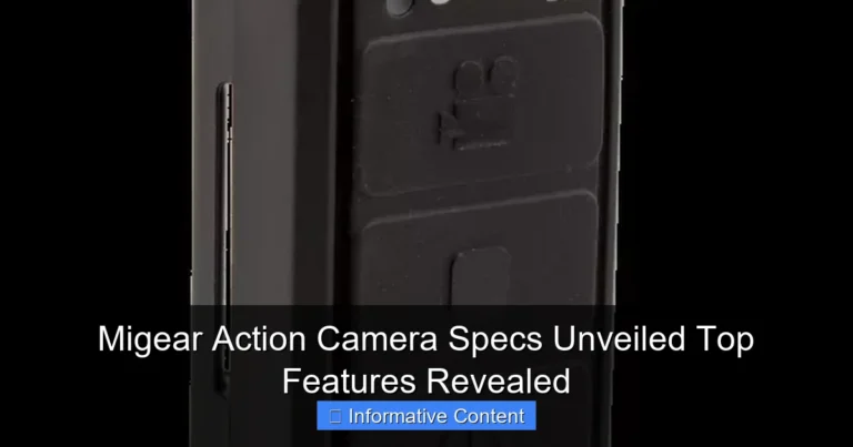 Migear Action Camera Specs Unveiled Top Features Revealed