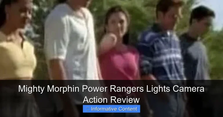 Mighty Morphin Power Rangers Lights Camera Action Review