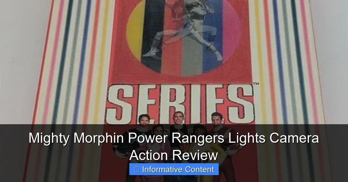 Mighty Morphin Power Rangers Lights Camera Action Review