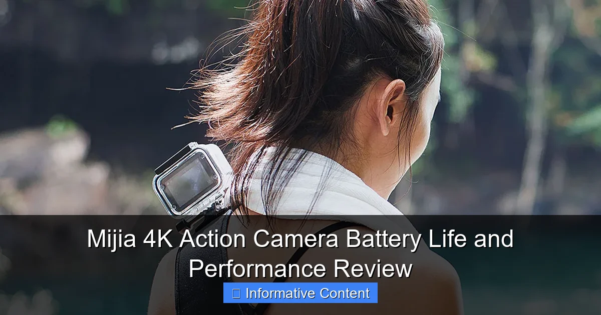 Mijia 4K Action Camera Battery Life and Performance Review