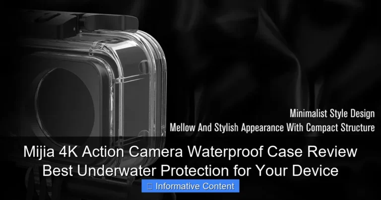 Mijia 4K Action Camera Waterproof Case Review Best Underwater Protection for Your Device