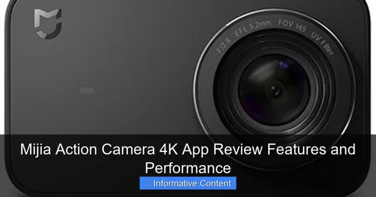 Mijia Action Camera 4K App Review Features and Performance