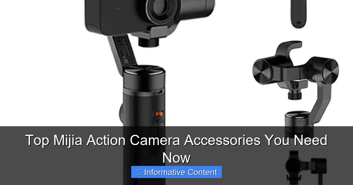 Top Mijia Action Camera Accessories You Need Now