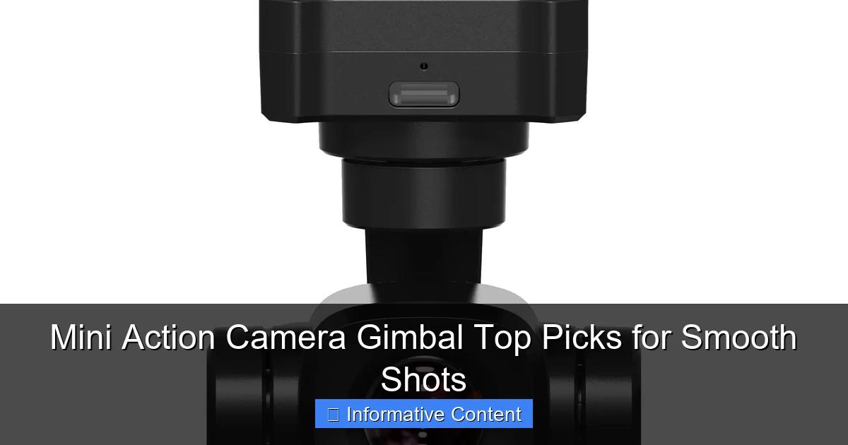 Mini Action Camera Gimbal Top Picks for Smooth Shots