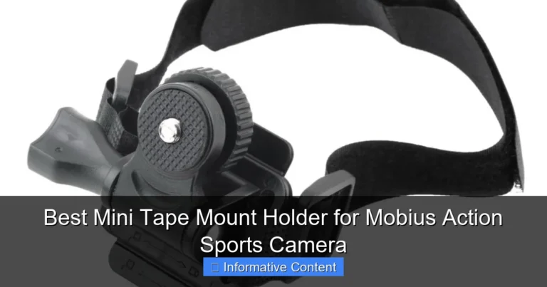 Best Mini Tape Mount Holder for Mobius Action Sports Camera