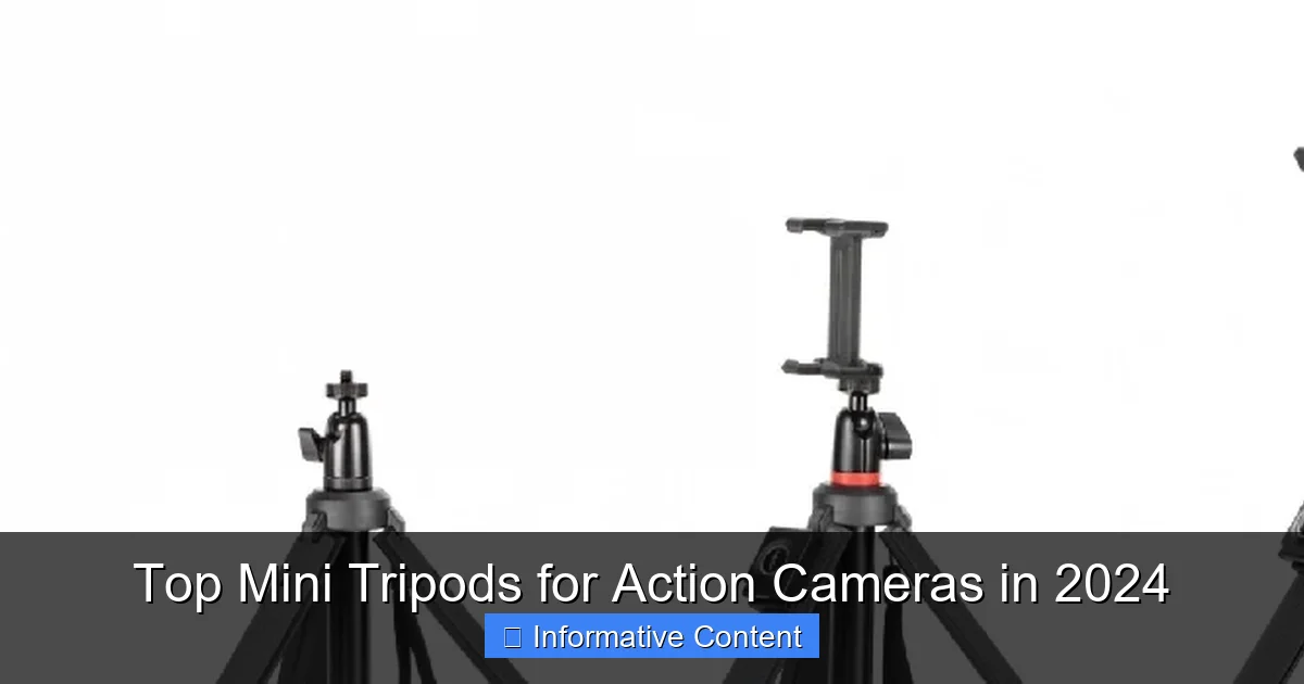 Top Mini Tripods for Action Cameras in 2024